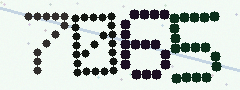 CAPTCHA mit vier gut lesbaren Ziffern