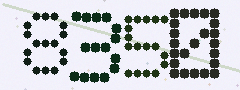 CAPTCHA mit vier gut lesbaren Ziffern