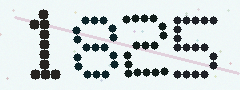 CAPTCHA mit vier gut lesbaren Ziffern