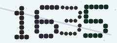 CAPTCHA mit vier gut lesbaren Ziffern