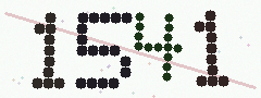 CAPTCHA mit vier gut lesbaren Ziffern