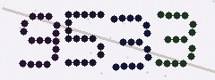 CAPTCHA mit vier gut lesbaren Ziffern