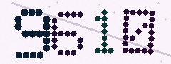 CAPTCHA mit vier gut lesbaren Ziffern