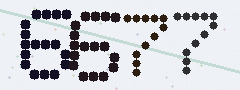 CAPTCHA mit vier gut lesbaren Ziffern