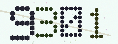 CAPTCHA mit vier gut lesbaren Ziffern