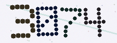 CAPTCHA mit vier gut lesbaren Ziffern