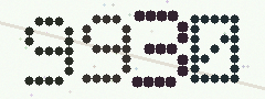 CAPTCHA mit vier gut lesbaren Ziffern