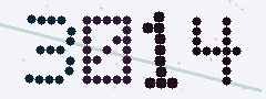 CAPTCHA mit vier gut lesbaren Ziffern