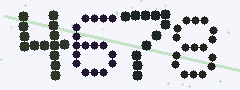 CAPTCHA mit vier gut lesbaren Ziffern
