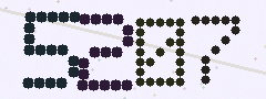 CAPTCHA mit vier gut lesbaren Ziffern