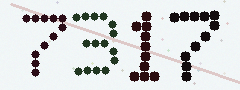 CAPTCHA mit vier gut lesbaren Ziffern