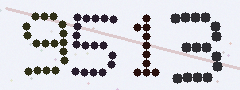 CAPTCHA mit vier gut lesbaren Ziffern