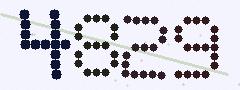 CAPTCHA mit vier gut lesbaren Ziffern