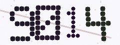 CAPTCHA mit vier gut lesbaren Ziffern